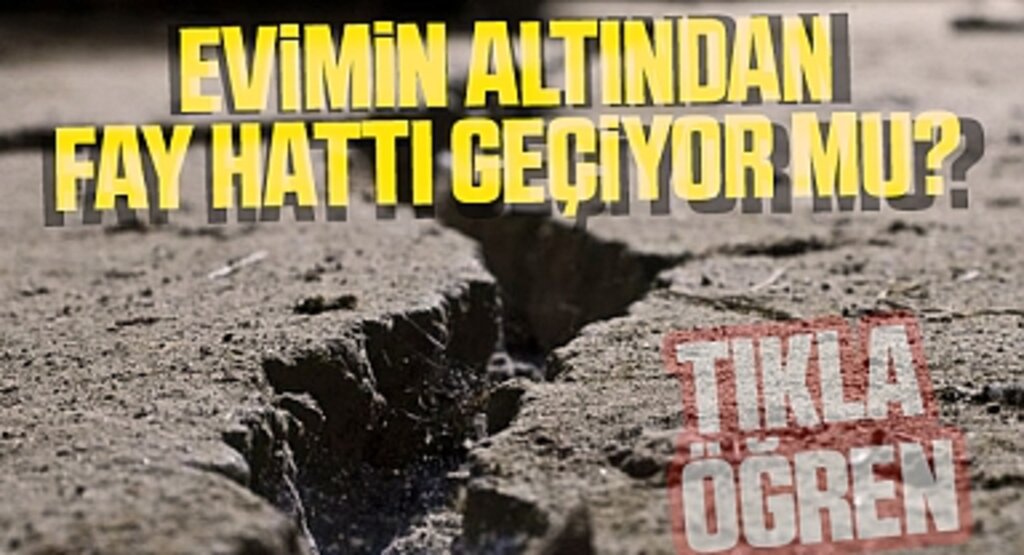  Fay hattı sorgulama ekranı: Evimin altından fay hattı geçiyor mu? Türkiye deprem risk haritası 