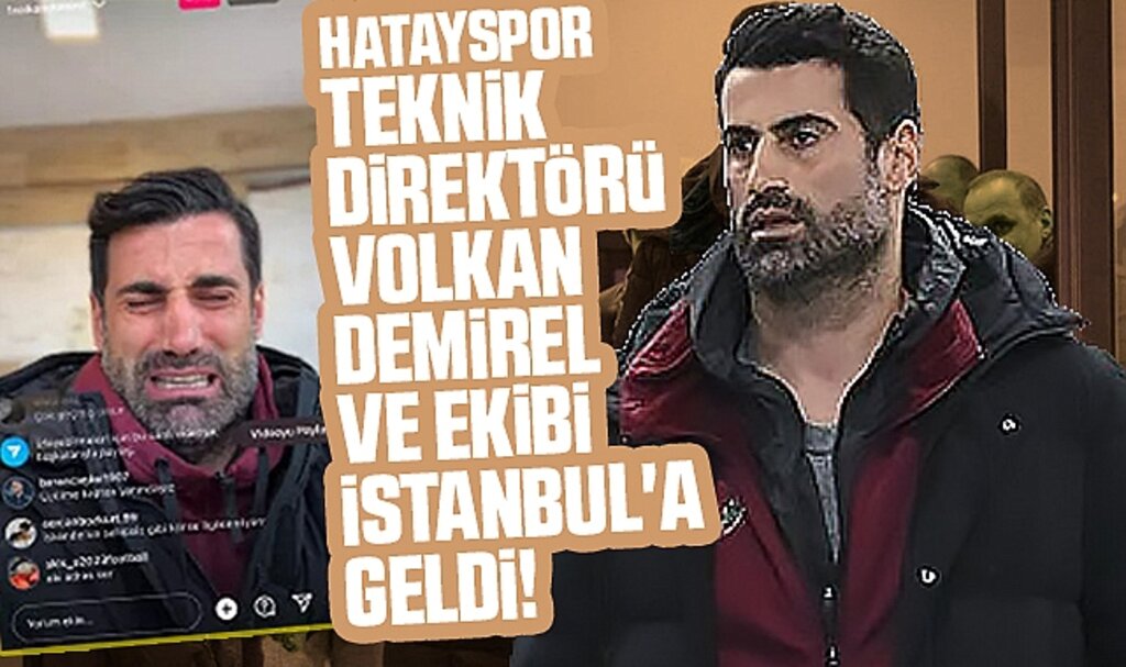 Fenerbahçe'den paylaşım: Volkan Demirel ve ekibi İstanbul'a geldi!