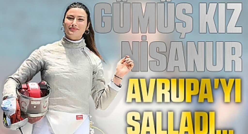 Gümüş kız Nisanur Avrupa'yı salladı...