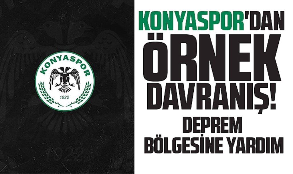 Konyaspor’dan Deprem Bölgesine Anlamlı Destek: Mağaza ve Depolar Boşaltıldı