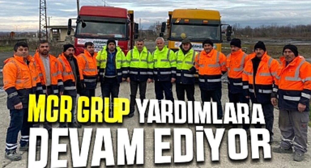 MCR Grup Yardımlara Devam Ediyor
