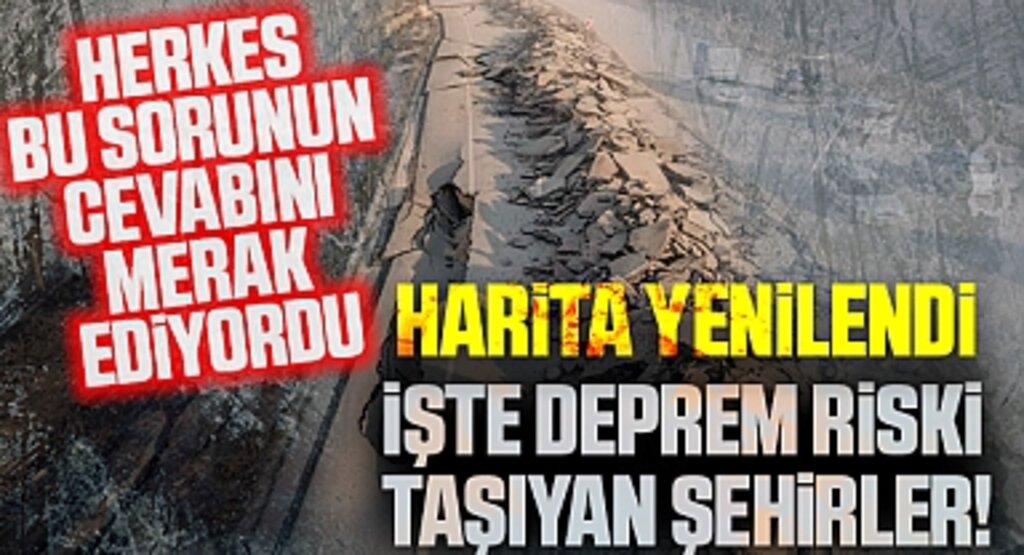 MTA diri fay haritası yenilendi! İşte Türkiye'de deprem riski taşıyan iller