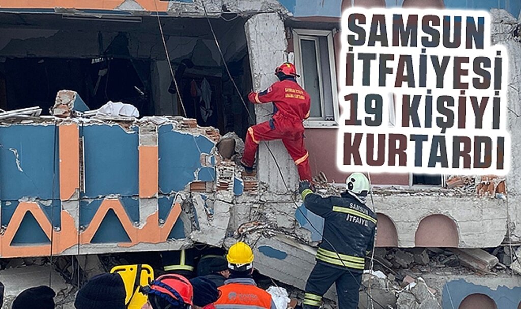 Samsun İtfaiyesi’nden Bölgede Büyük Başarı: 19 Can Hayata Döndürüldü
