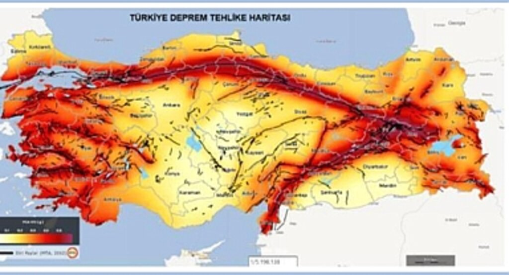 Türkiye Deprem Haritası: Fay hattı nerelerde var? Türkiye'de deprem riski olan bölgeler! En az riskli bölgeler
