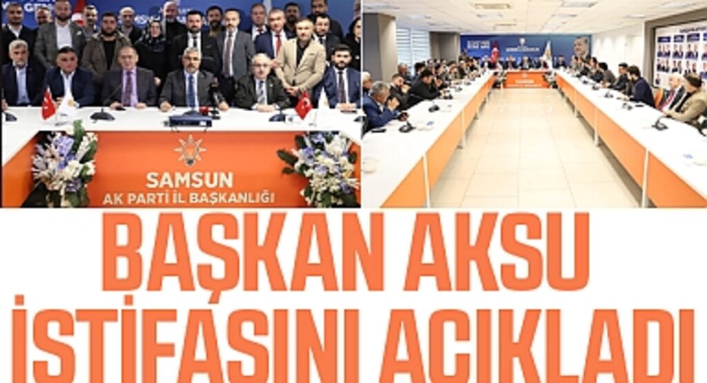 Başkan Aksu İstifasını Açıkladı