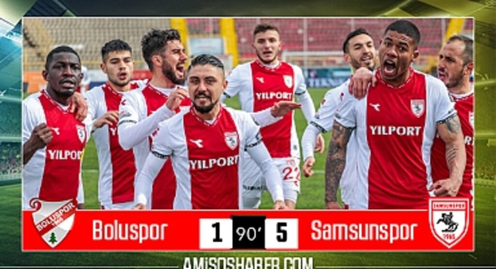 Boluspor 1-5 Samsunspor | MAÇ SONUCU