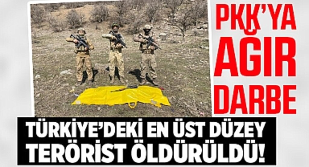 Kırmızı Kategoride aranıyodu: Türkiye'deki en üst düzey terörist öldürüldü!