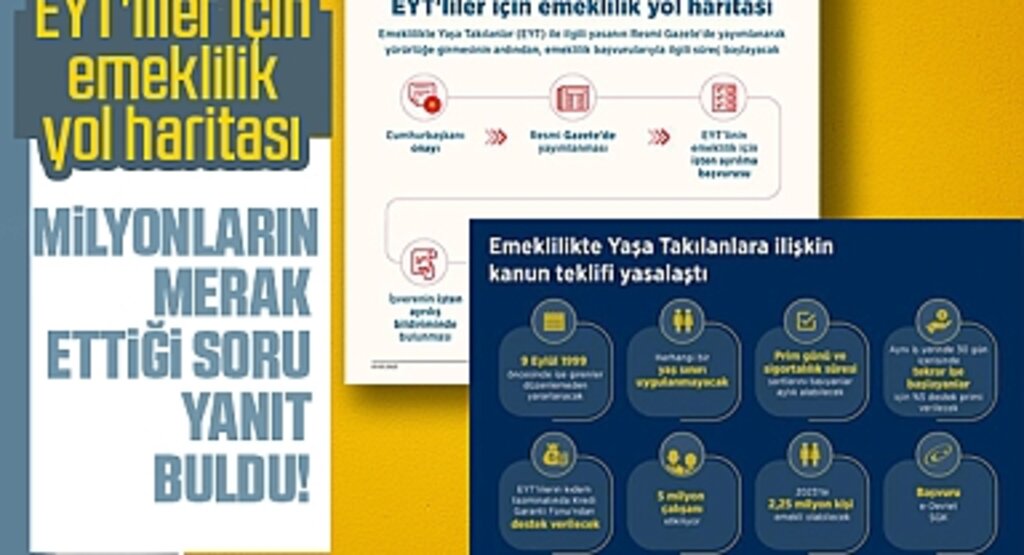 Milyonların merak ettiği soru yanıt buldu! İşte EYT'liler için emeklilik yol haritası