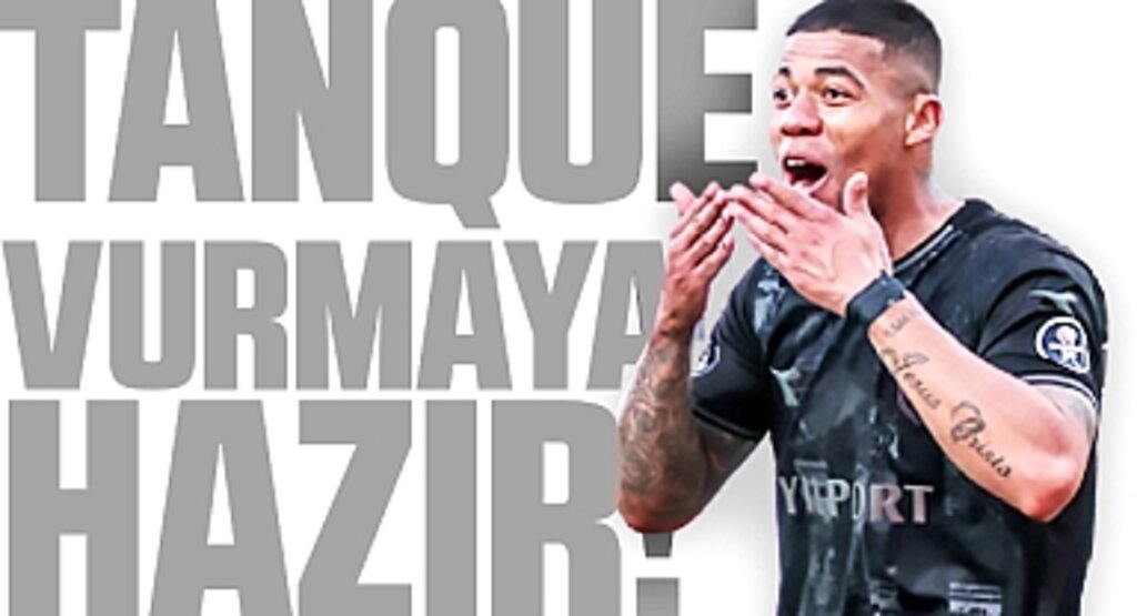 Samsunspor'da Tanque vurmaya hazır!