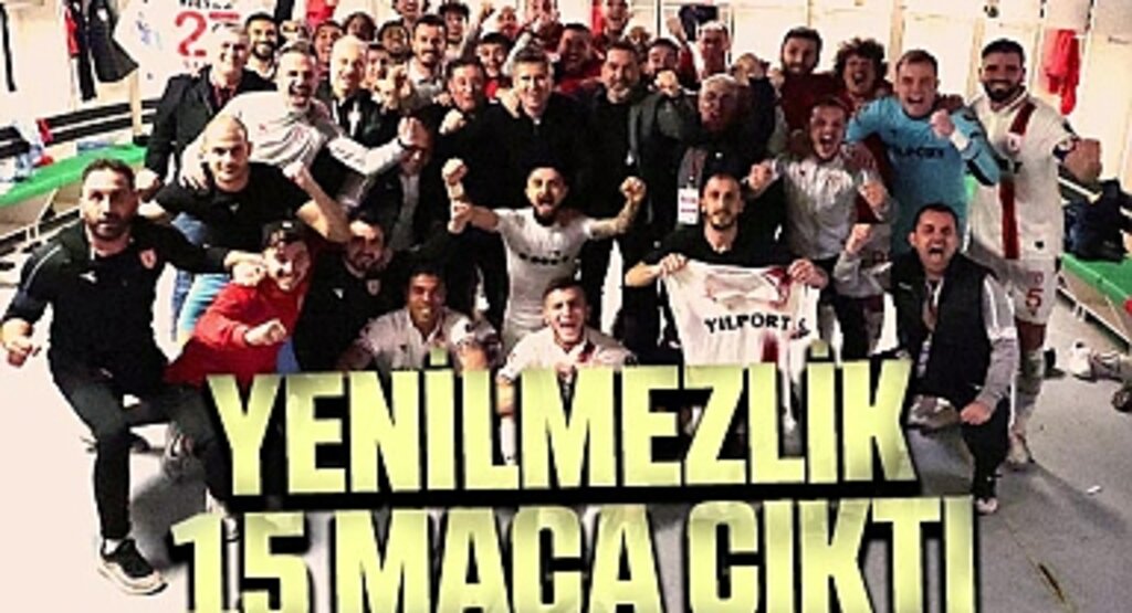 Samsunspor'da yenilmezlik 15 maça çıktı