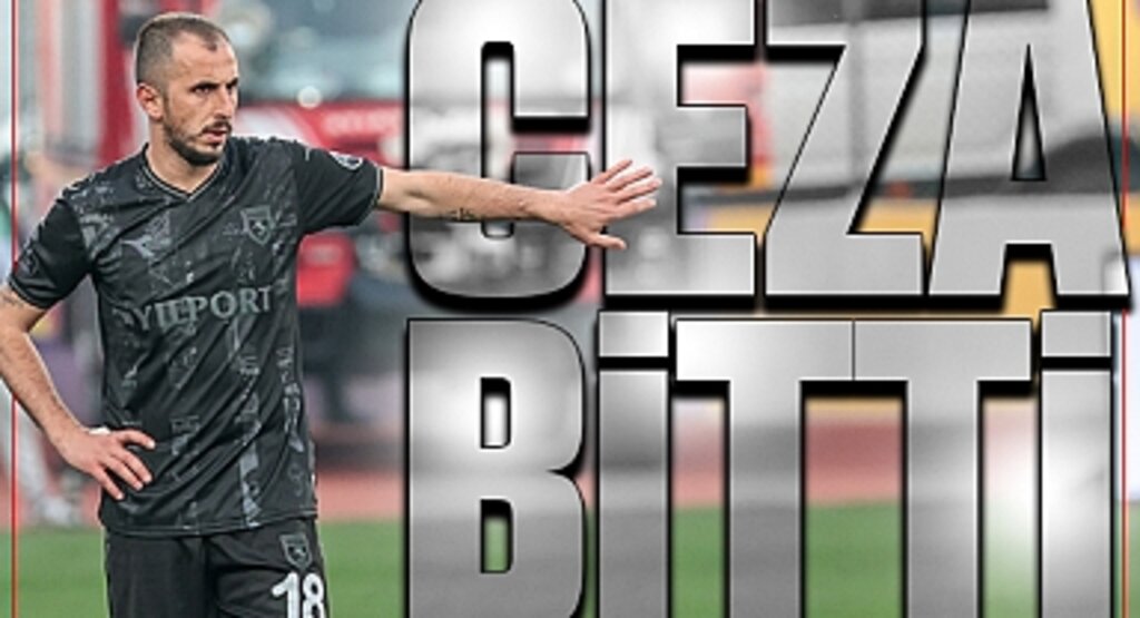 Samsunspor'da Zeki'nin cezası bitti