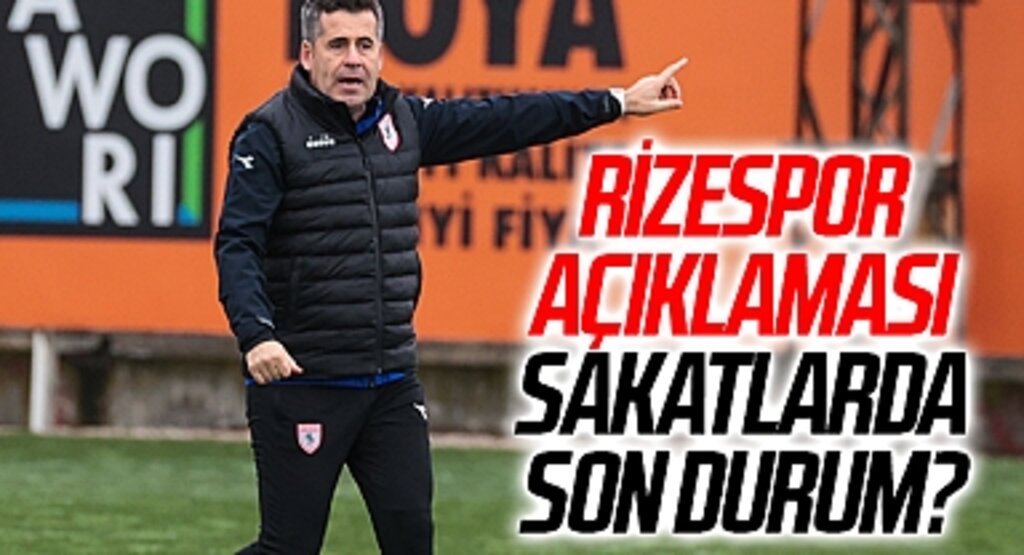 Samsunspor Teknik Direktörü Hüseyin Eroğlu'ndan Çaykur Rizespor Maçı Öncesi Açıklama