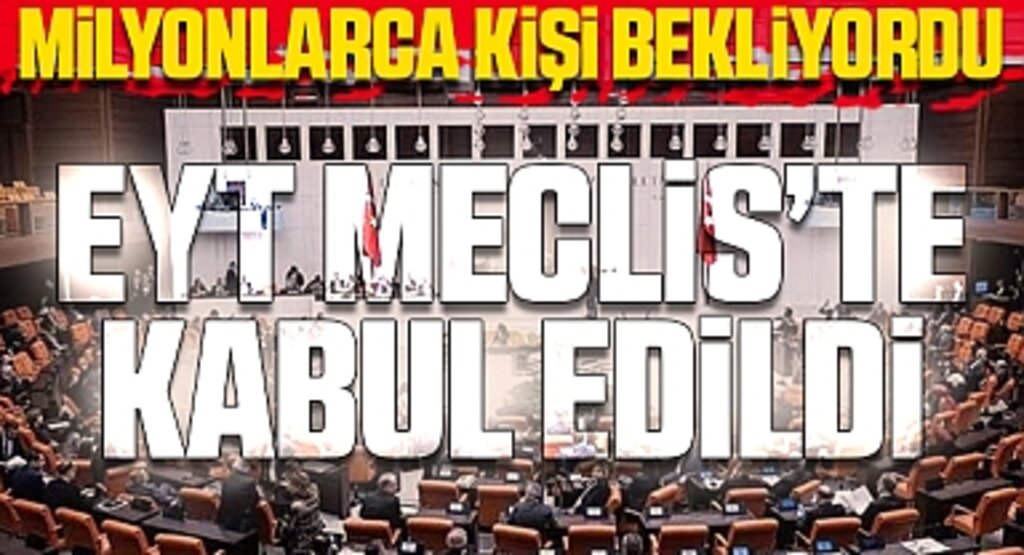 SON DAKİKA | Milyonlarca vatandaş merakla bekliyordu: Emeklilikte yaşa takılanlara ilişkin kanun Meclis'te kabul edildi