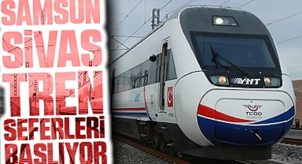 Samsun-Sivas Arası Yenilenen Demiryolu Hattı Üzerinde Yolcu Treni Seferleri Başlıyor