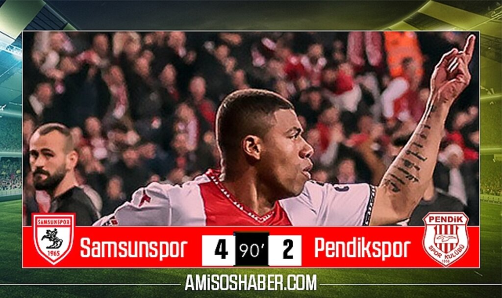 Samsunspor 10 Kişiyle Destan Yazdı: Lider, Pendikspor’u 4 Golle Geçti