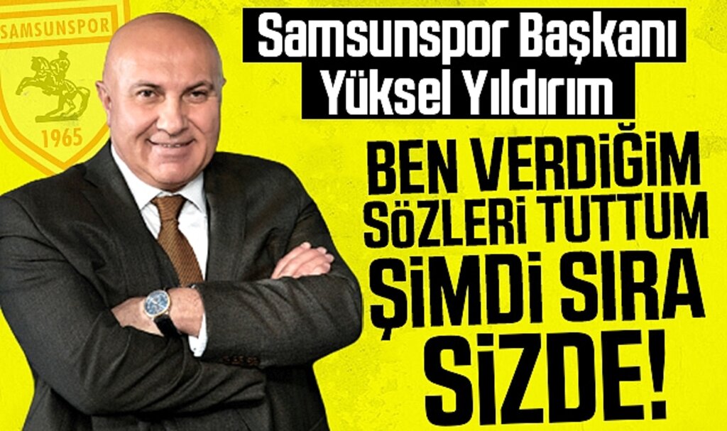 Samsunspor Başkanı Yüksel Yıldırım'dan Kombine ve Loca Satışıyla İlgili Açıklama