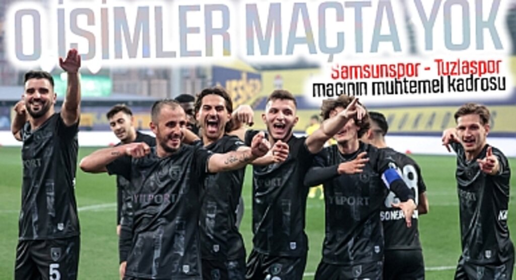 Sasmunspor, Tuzlaspor Maçında 2 Eksikle Sahada Olacak: Samsunspor - Tuzlaspor maçının muhtemel kadrosu