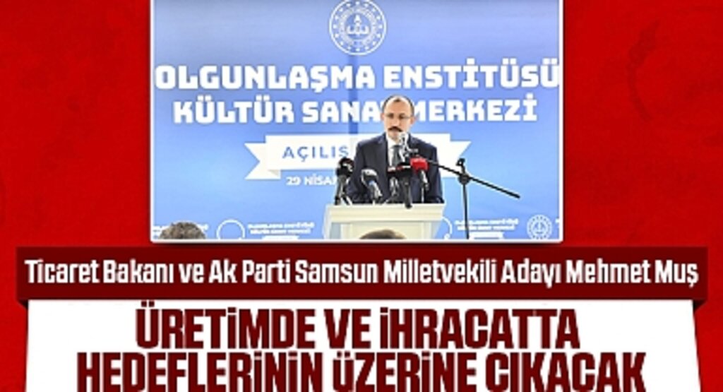 Samsun Olgunlaşma Enstitüsü ve Sanat Merkezi Açılışı Gerçekleşti