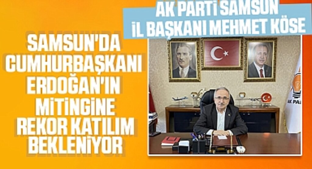 Samsun, 4 Mayıs’ta Tarihi Bir Güne Hazırlanıyor: Erdoğan Mitingine Rekor Katılım Bekleniyor