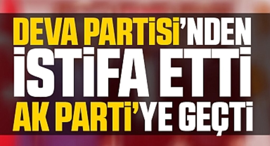 DEVA Partisi Salıpazarı İlçe Başkanı Hasan Yılmaz AK Parti’ye Katıldı