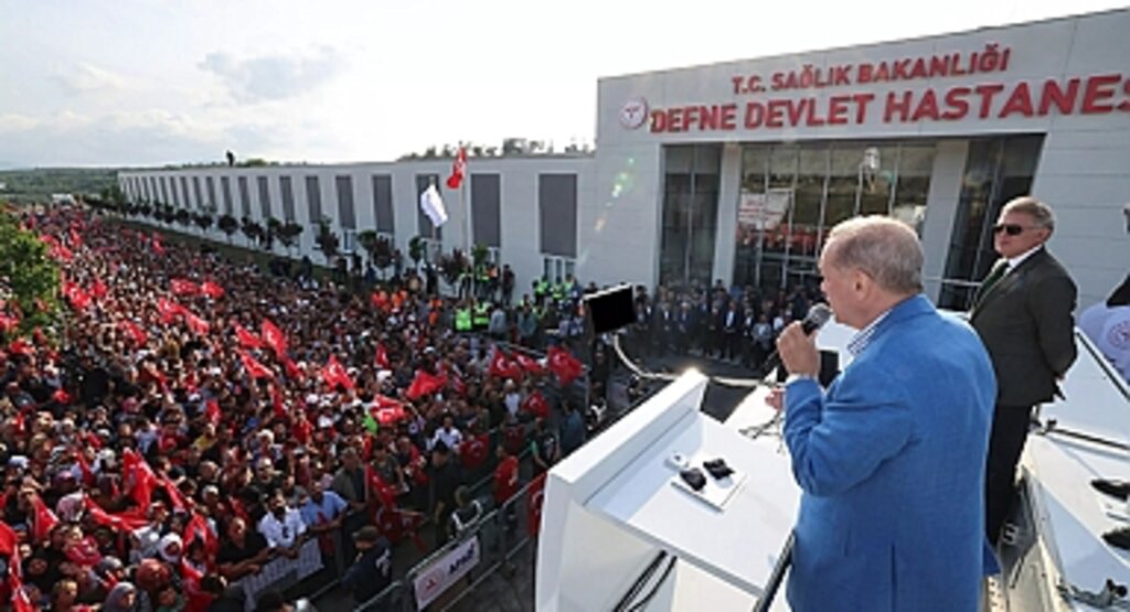 Cumhurbaşkanı Erdoğan: Defne Devlet Hastanesi Yarın Hasta Kabulüne Başlıyor