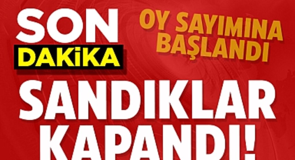 Türkiye Sandık Başında: Cumhurbaşkanlığı Seçiminde İkinci Tur Oy Sayımı Başladı