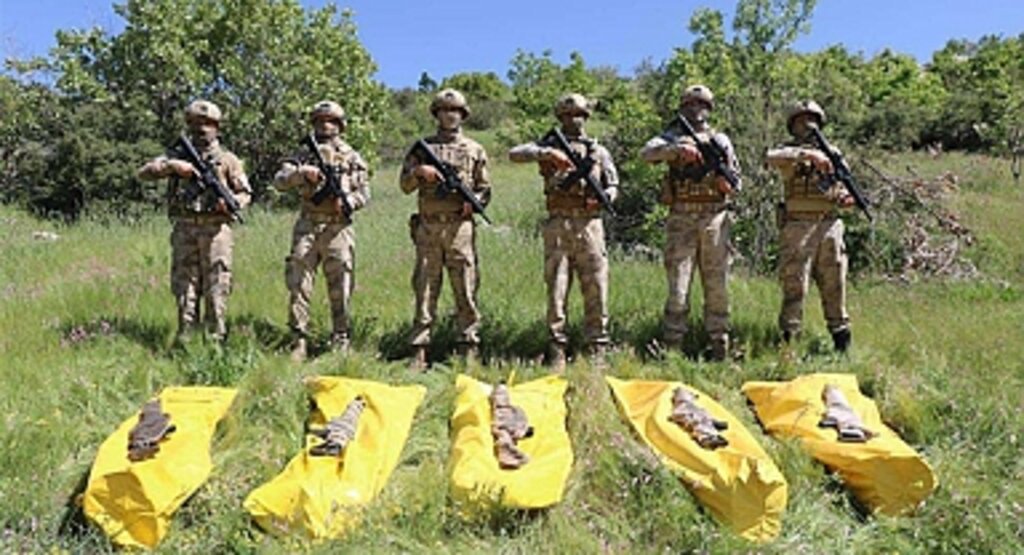 Şırnak Bestler Dereler'de 5 Terörist Etkisiz Hale Getirildi