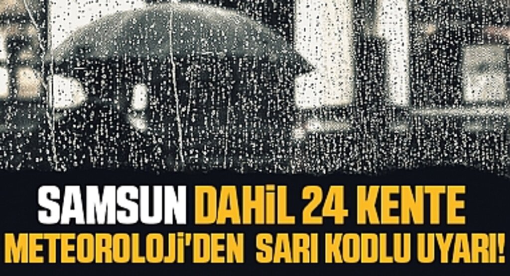 Samsun’da Sarı Kodlu Uyarı: Vatandaşlara Sel ve Fırtına Uyarısı!