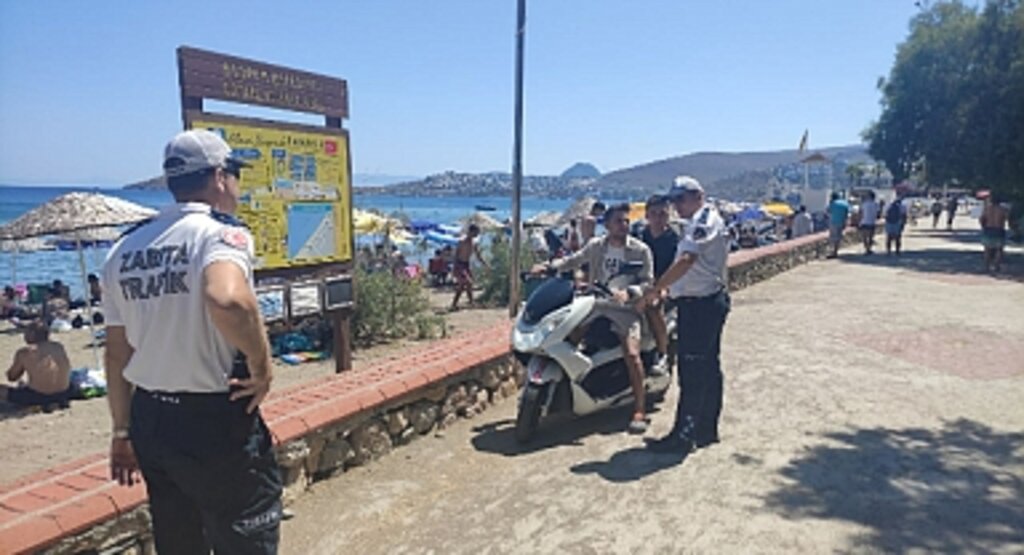 Bodrum’da Trafik Zabıtasından Yaz Denetimi: Yaya Güvenliği Ön Planda