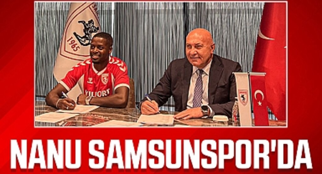 Samsunspor, Nanu ile 2+1 Yıllık Sözleşme İmzaladı! Kırmızı-Beyazlılardan Beşinci Transfer
