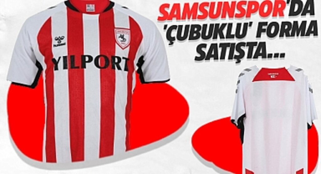 Samsunspor Taraftarları Heyecanla Beklediği 'Çubuklu' Forma satışta...