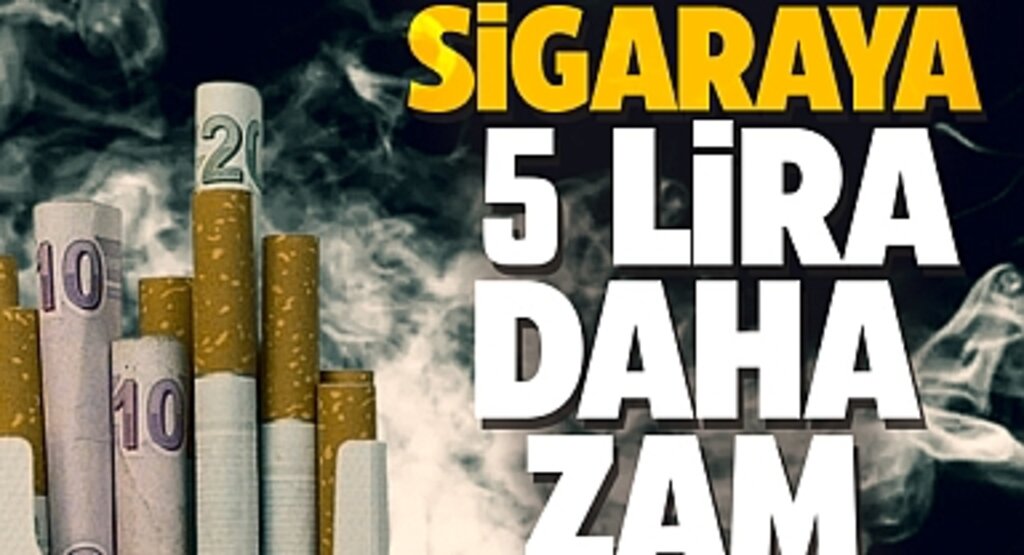 Sigara Ücretlerinde Ardı Ardına Zam Haberleri: Bir ay önce de 5 lira zam gelen sigarada yeni fiyatlar...