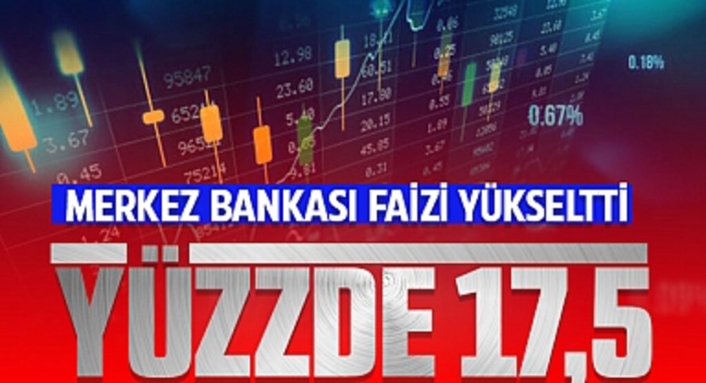 TCMB Para Politikası Kurulu, Politika Faizini 250 Baz Puan Artırarak Yüzde 17.5'e Yükseltti ve Enflasyonla Mücadele İçin Kararlılıkla Devam Ediyor