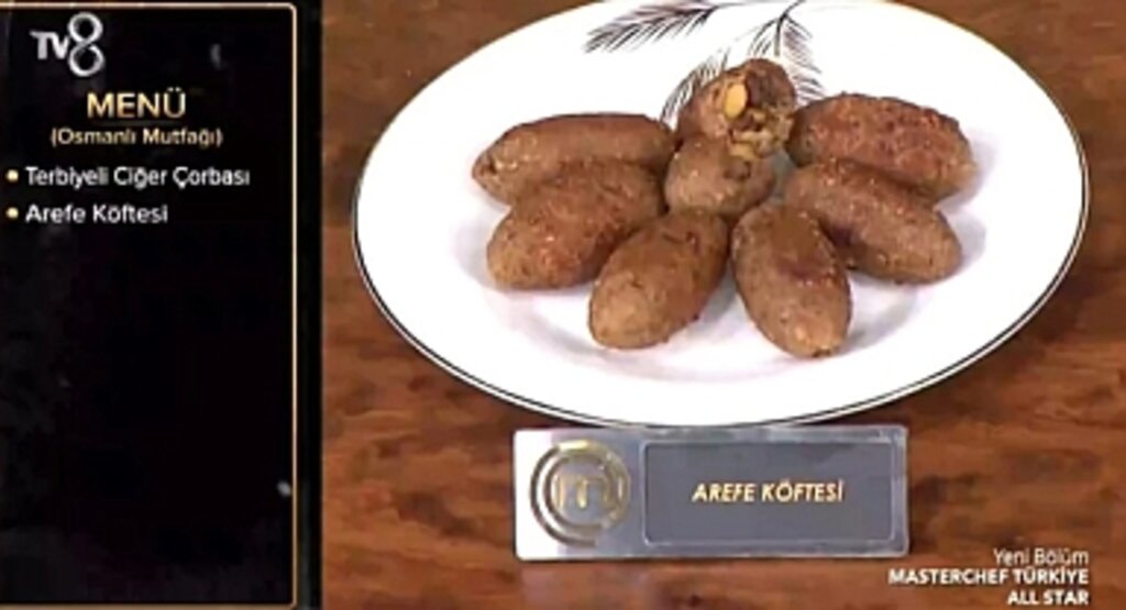 Geleneksel Tatların Şöleni: MasterChef 22 Ağustos'ta İstenen Osmanlı Mutfağından Arefe Köftesi Tarifi ve Sunum