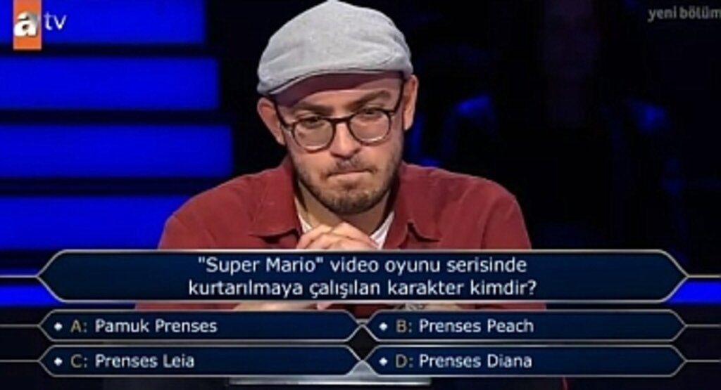 Kim Milyoner Olmak İster’de ‘Super Mario’ Sorusu: Doğru Cevap Prenses Peach Oldu