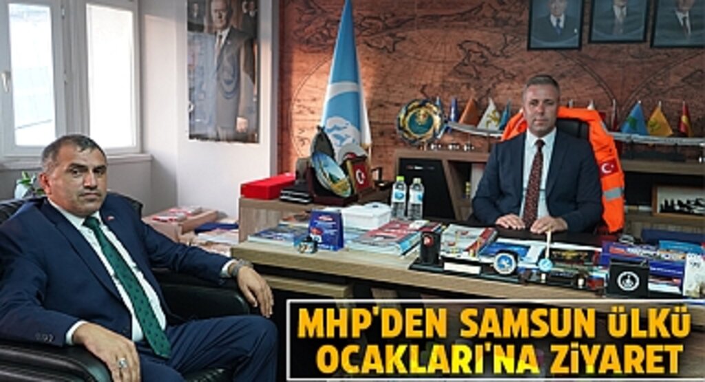 MHP Samsun İl Teşkilatı’ndan Ülkü Ocakları’na iade-i ziyaret