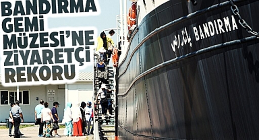 Bandırma Müze Gemisi 2023’ün İlk 6 Ayında 126 Bin Ziyaretçiyle Rekor Kırdı
