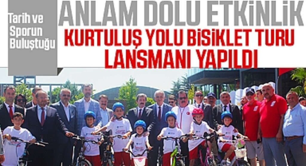 Tarih ve Sporun Buluştuğu Anlam Dolu Etkinlik: Kurtuluş Yolu Bisiklet Turu Lansmanı Yapıldı