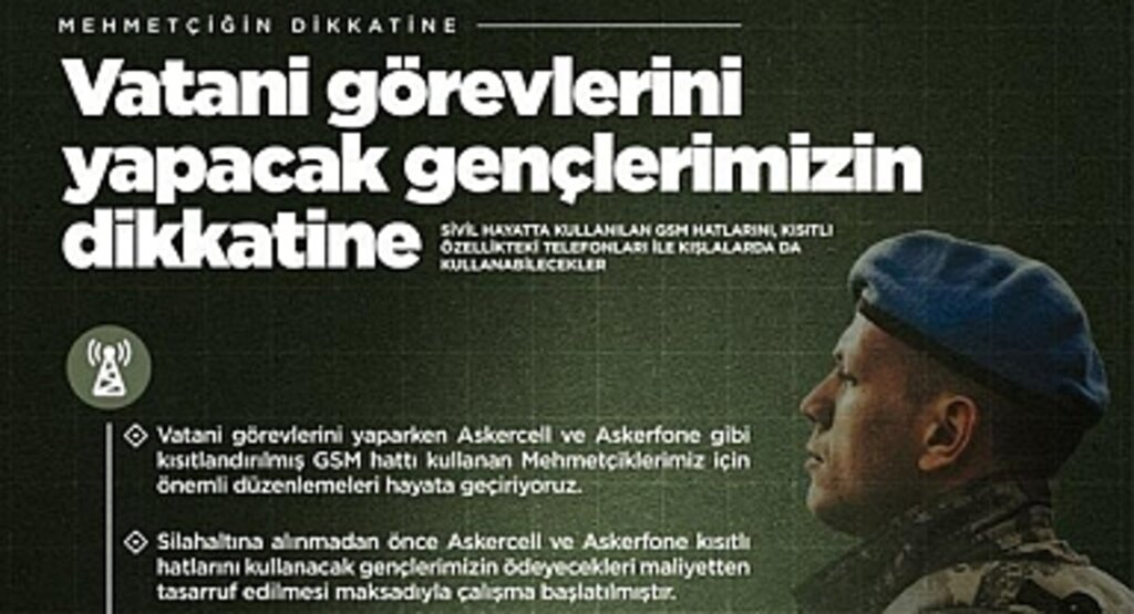 Askerlikte Yeni Dönem: Kısıtlı Özellikli Cep Telefonlarıyla Kışlada İletişim Serbest