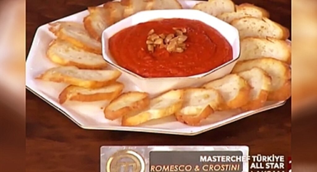 MasterChef Türkiye'de İzlenen Romesco Crostini Tarifi!