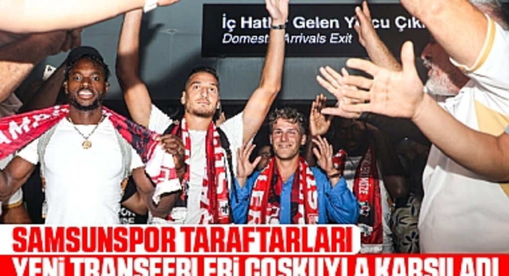 Samsunspor Taraftarları, Yeni Transferleri Coşkuyla Karşıladı