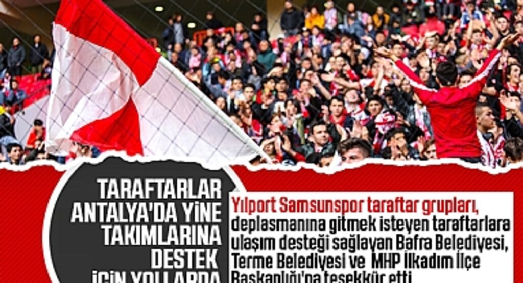 Taraftarlar, Antalya'da Yine Takımlarına Destek İçin Yollarda