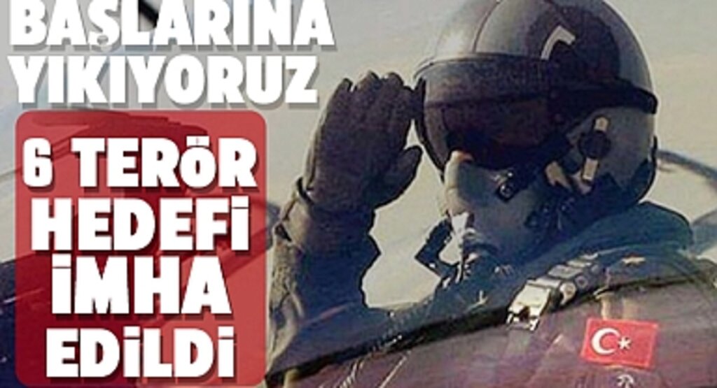 Milli Savunma Bakanlığı: PKK/YPG'ye Karşı Yürütülen Operasyonda 6 Hedef Vuruldu