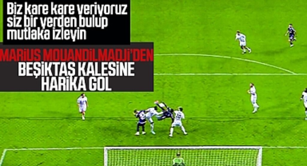 Marius Mouandilmadji'den Beşiktaş ağlarına harika gol!