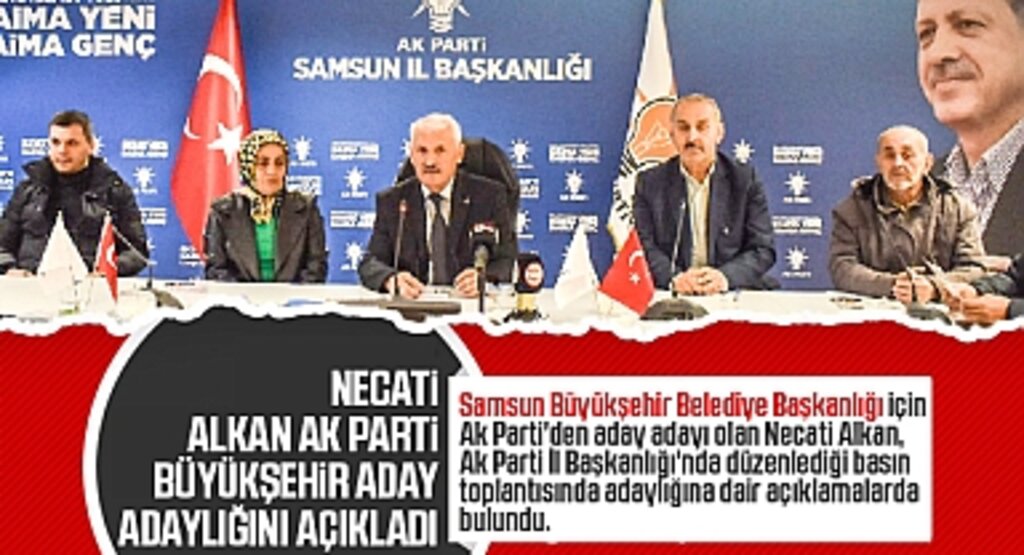 Necati Alkan Ak Parti Büyükşehir Aday Adaylığını Açıkladı