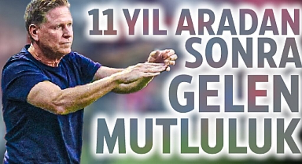 Samsunspor 11 Yıl Aradan Sonra Süper Lig'de Kazandı: Teknik Direktör Markus Gisdol Sevincini Paylaştı