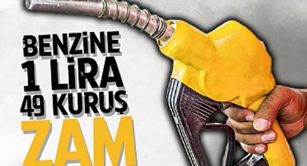Çarşamba Gününden İtibaren Benzin Fiyatlarına Büyük Zam Geliyor: 1.49 TL Artış Bekleniyor!