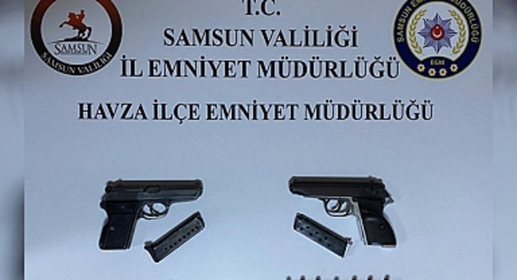 Havza İlçe Emniyet Müdürlüğü'nden Başarılı Operasyon: Ruhsatsız Tabancalar Ele Geçirildi!