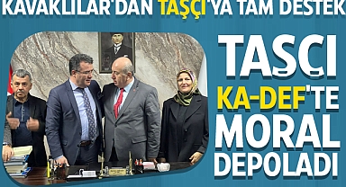 İshak Taşçı, KA-DEF Ziyaretinde Kavaklılardan Tam Destek Alarak Moral Depoladı