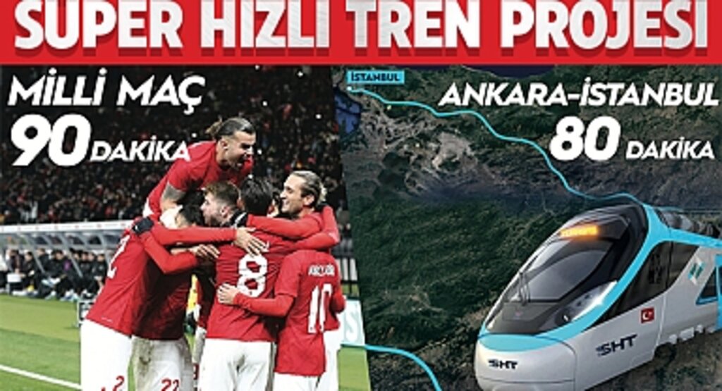 Süper Hızlı Tren Projesi İle Ankara-İstanbul Arası 80 Dakikada!